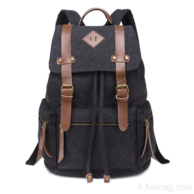 2022 NUOVA INGHIGLIE INGHILTERRA CANVAS BLACK Vintage Retro College School Backpack per uomini donne