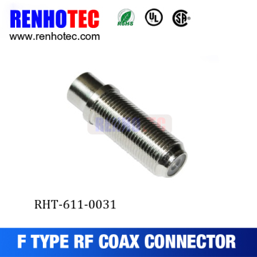 f female connector with rg174 coaxial cable terminal connector