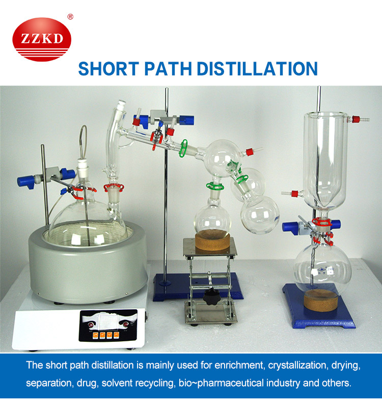 Laboratory Use Essential Oil Short Path Distillation