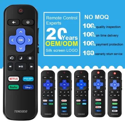 Factory Wholesale Remote Universal TV Remote Control Replacement for Roku TV, TCL, Hisense, Sharp