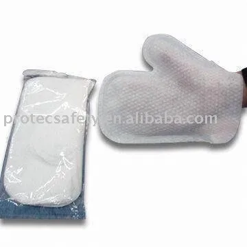 Disposable wiping gloves
