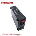 20 port pour chargeur USB multi-appareils