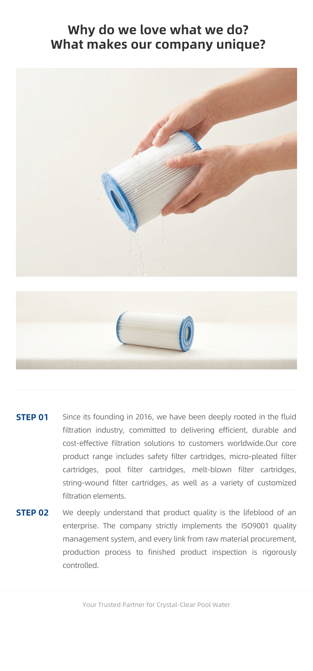 6.Swimming Pool Filter Cartridge Detail Page