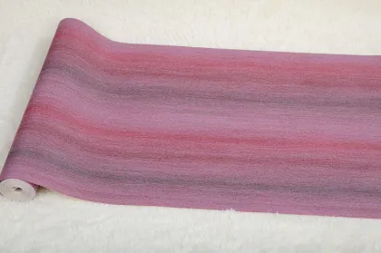 Waterproof Damascus Wallpaper , Warmth Of Oasis Pvc Wallpaper