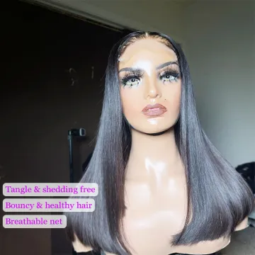 Transparent Pre Plucked Hd Lace Front Wigs 13X6,Hd Full Lace Human Hair Wigs,Large Cap 100% Virgin Human Hair Hd Lace Wigs