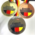 Médaille de sports de marathon personnalisé avec ruban