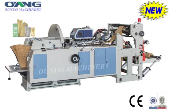 Flat Bottom Paper Bags Making Machine Extruding Paper Handle Shopping Bag
