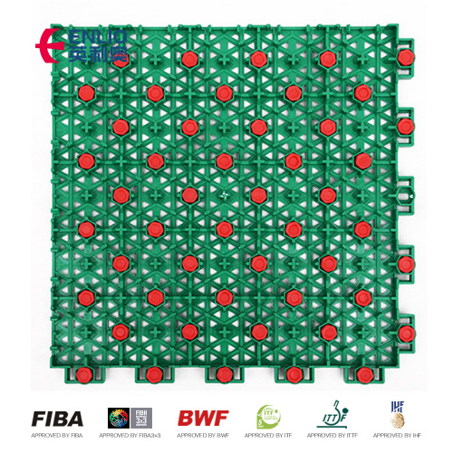 Tiles de intertravamento PP para quadra de basquete ao ar livre