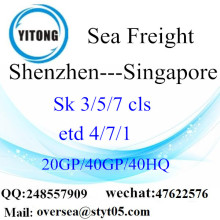 الشحن البحري ميناء شنتشن الشحن إلى سنغافورة
