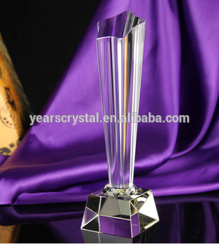 3D Laser Engraved Crystal Trophy; Customer Logo Crystal Award;