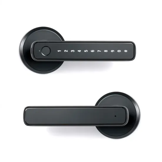 Tuya Single Latch Smart Fingerprint Handle Door Lock