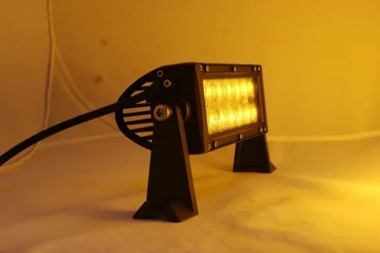 Newest!!! 36W amber led off road light bar double row fog lights 7.5inch amber led light bars