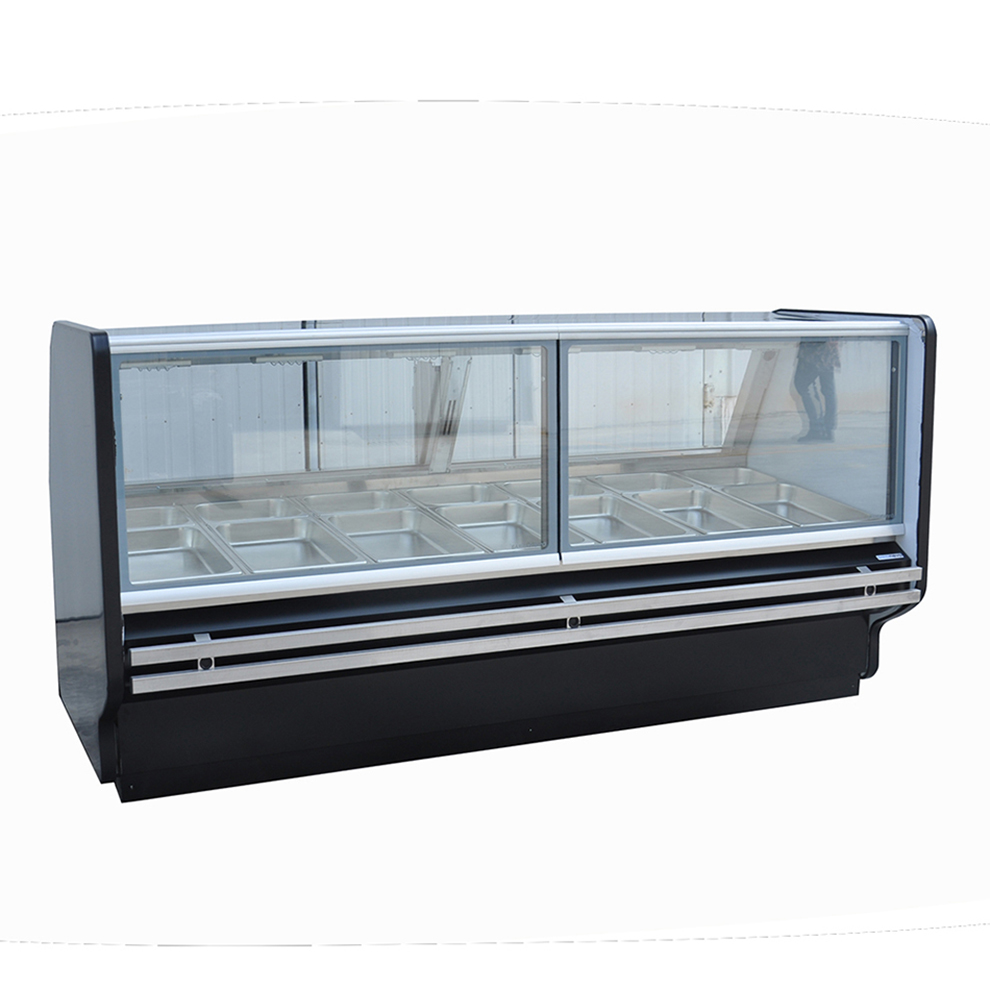 Bain Marie Refrigerated Retail Store Cabinet Factory