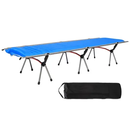 Inflatable Folding Camp Bed: Lightweight Portable Camping Cot