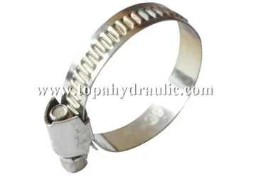 High pressure steel black hose small hose clamps