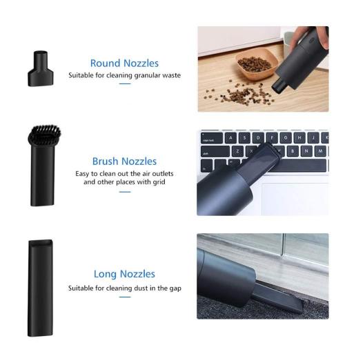 Nakahawak na Vacuum cordless USB Portable na maaaring mai-install muli