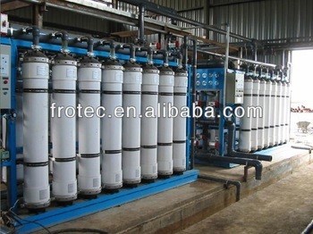 uf hollow fiber membrane and filter cartridge for industrial water treatment