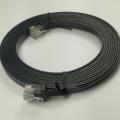 Плоский коммутационный кабель Cat6 с коротким корпусом