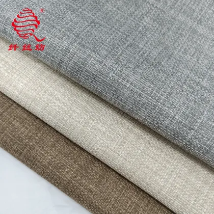 100% Blackout Acrylic Coating Window Draperies Fabric for Living Room