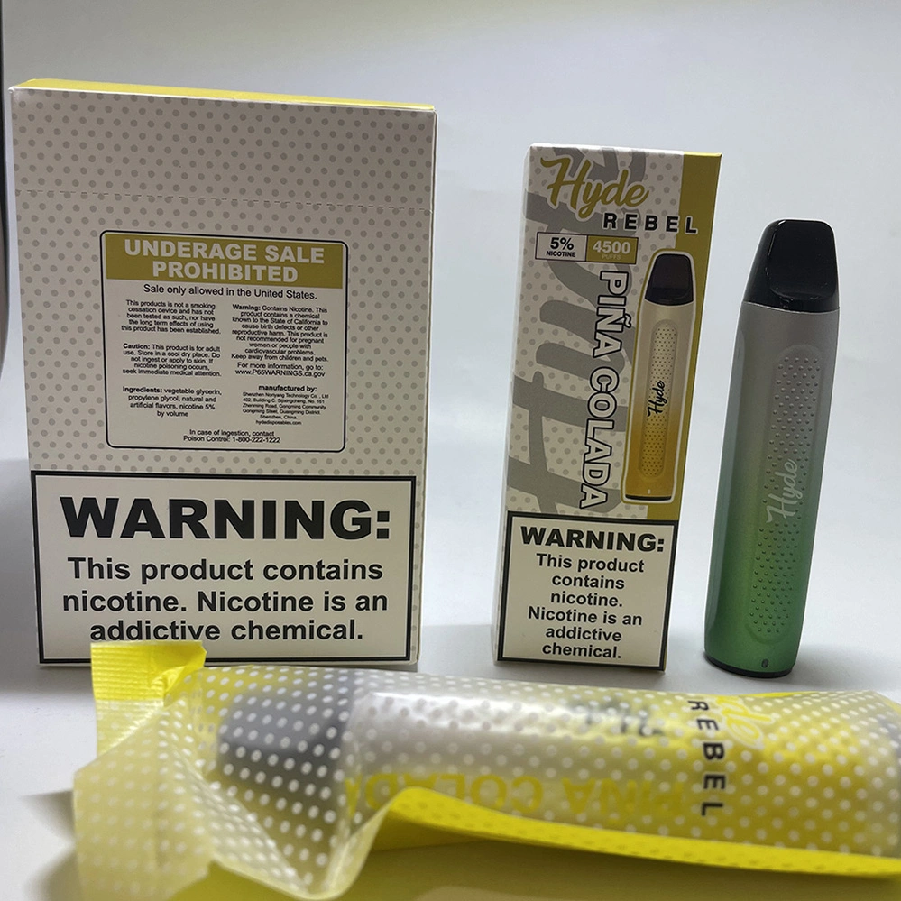 Kertakäyttöinen VAPE PEN HYDE 4500 puhaltaa elektroninen savuke
