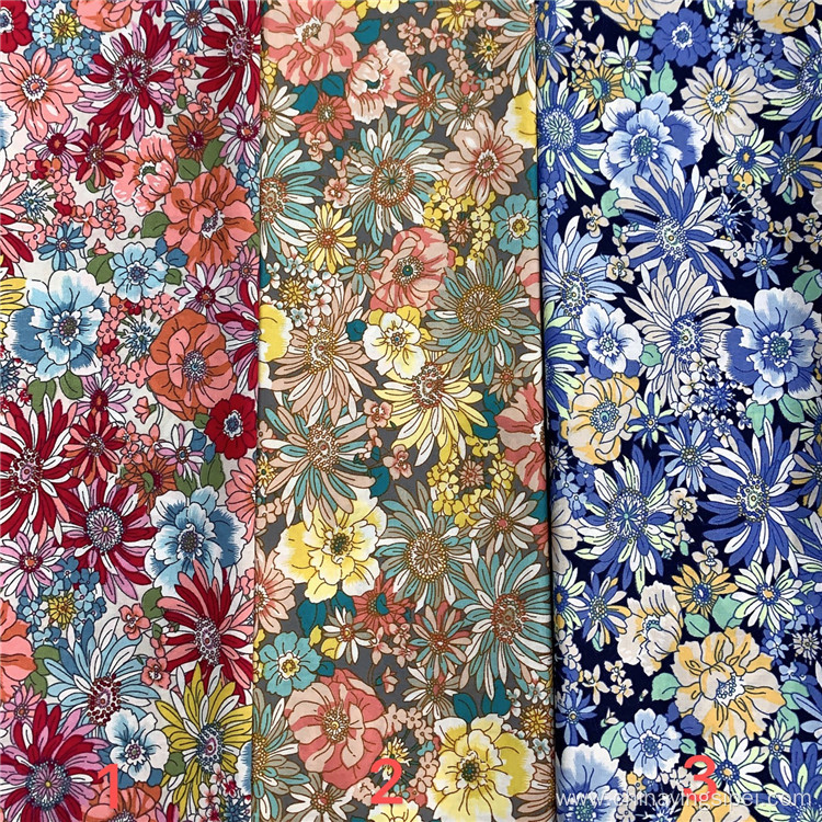 Wholesale Printed Woven Floral Cotton Fabric For Baby