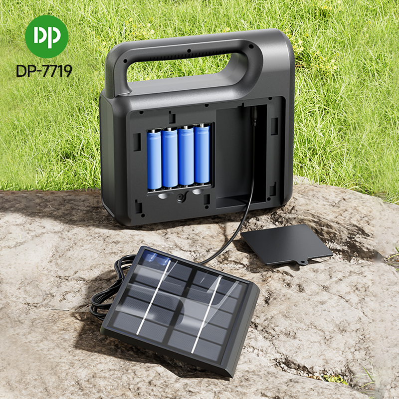 DP Portable Power Station Solar Lighting Kits System 8000mAh