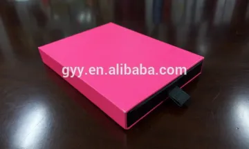Fluorescence Pink Name Card Box, Drawer Box, Rigid Paper Box