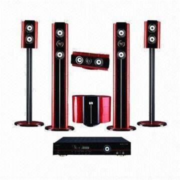 Home Theater System with Remote, 8-inch Bass, 50Hz-18kHz Frequency Response