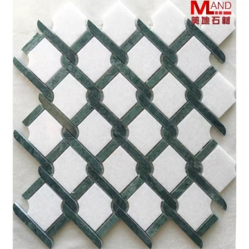 Factory Direct Fully Handmade Natural Marble Stone Mosaic for Fashionable Home Decor