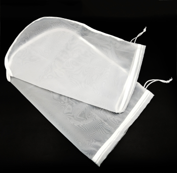 Nylon -Monofilament -Netzfilterbeutel - Größe 4, 150 Mikron, mit Kordelkordel
