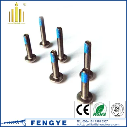 hot price stainless steel nylok patch screw