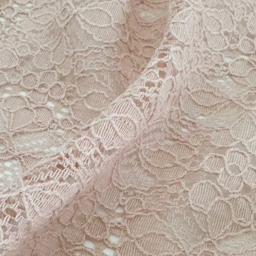 Tessuti di pizzo misto cotone morbido nylon