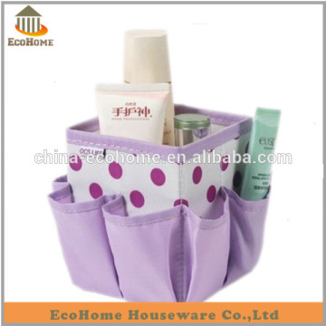 makeup storage box with 8 side pockets
