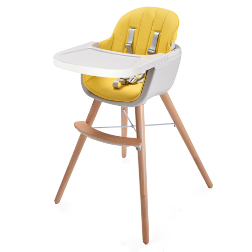 Baby Highchair with Adjustable Footrest and Tray