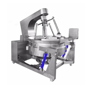 Electric, Steam, or Gas-Powered Multi-Toothed Wok for Sauce Processing