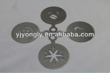 stainless steel cake decorating stencils with many patterns