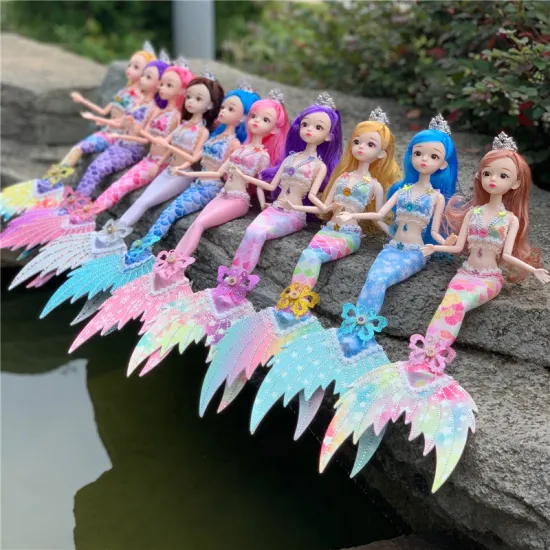Affordable 45cm Princess Birthday Gift Dress-Up Mermaid Doll for Girls
