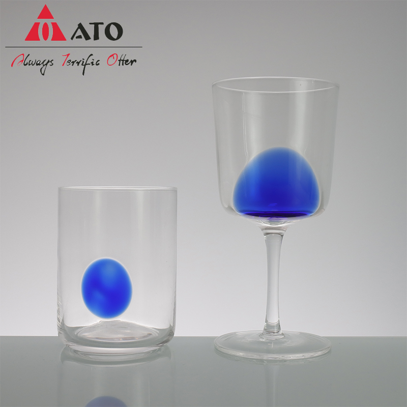 Home wine glass electroplating glass highball water tumbler