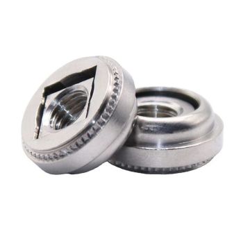 AC, A4, LAC, LAS, LA4, M3, M4, M5, M6 Carbon Steel and Stainless Steel Floating Self Clinching Fasteners: Locking vs Non-locking Threads, Nut Types