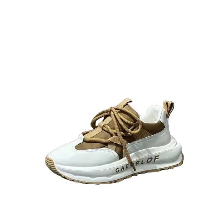 2025 New Breathable Men's Sports Shoes - Thick Soled Casual Shoes Wholesale