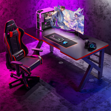 2024 HOT البيع الصناعي Modern Bookshelf Home Learning Computer Desk Gaming Table