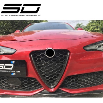 Limitowana edycja z kratki z włókna węglowego Rama V Tarcza dla Alfa Romeo Giulia