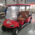 4-seater open lead-acid pure electric car