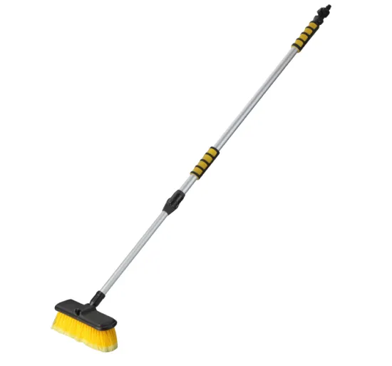Telescopic Car Wash Brush: Scratch-Free, Flow-Through Water Design for Exterior Cleaning