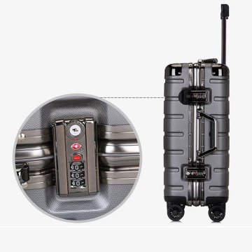 PC trolley luggage 360 degree universal wheels