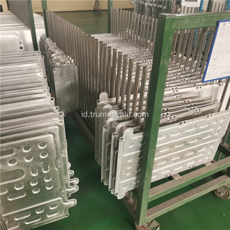 3003 unit pelat pendingin air aluminium vakum