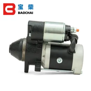 8T 12V 1.6KW Engine Starter Motor - HW16-1 (8 Gear Teeth) for Diesel Generator Parts