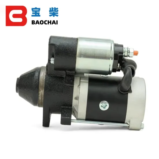 8T 12V 1.6KW Engine Starter Motor - HW16-1 (8 Gear Teeth) for Diesel Generator Parts