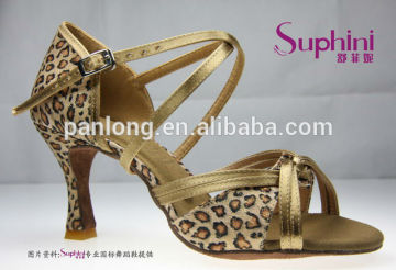 Wholesale leopard ladies fashion latin dance shoes