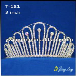 Wholesale Crystal Tiara Crown Wedding Jewelry